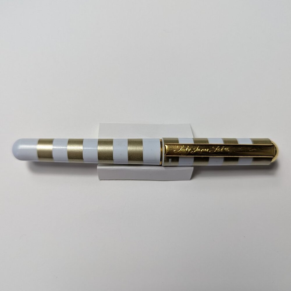 Lady Jayne Ltd. Gold Striped 4.5" Pen - Works!